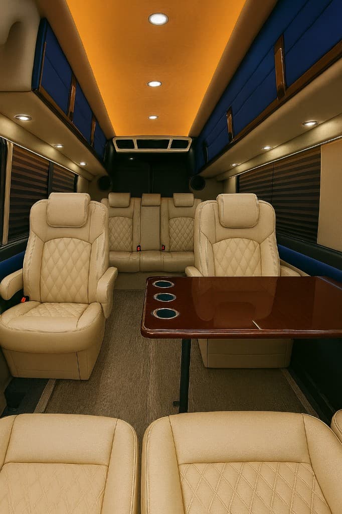12 Passenger Executive Sprinter interior