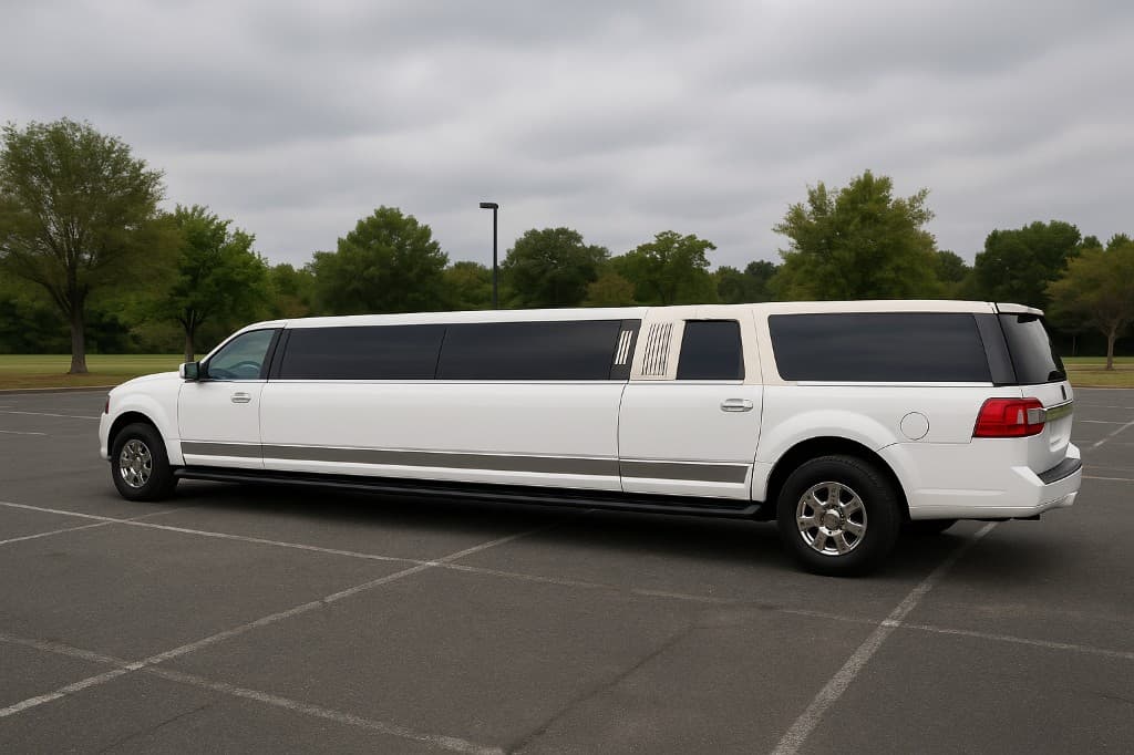 Stretch limousine exterior for Denver weddings and formal events