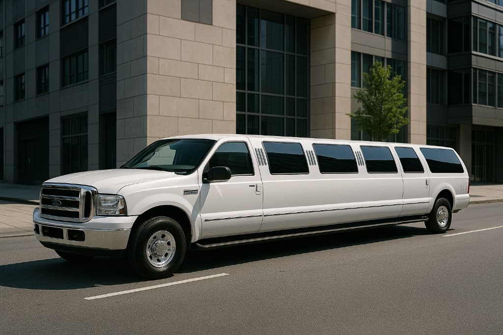 16 Passenger Limousine exterior