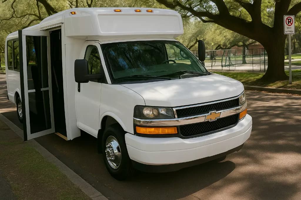 18 Passenger Party Bus exterior for concerts events