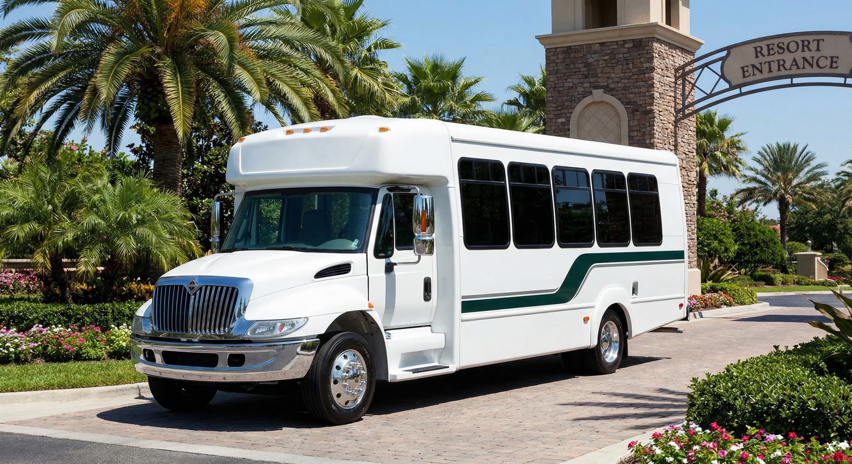26 Passenger Coach Bus exterior