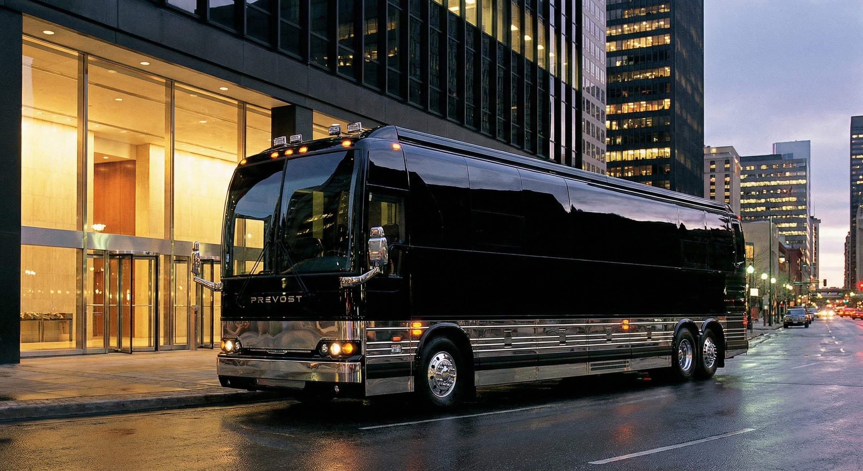 54 Passenger Coach Bus exterior