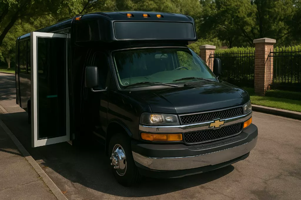 20-passenger party bus exterior