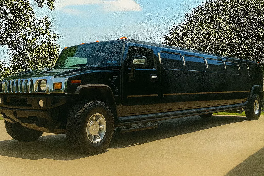 22-passenger limousine exterior