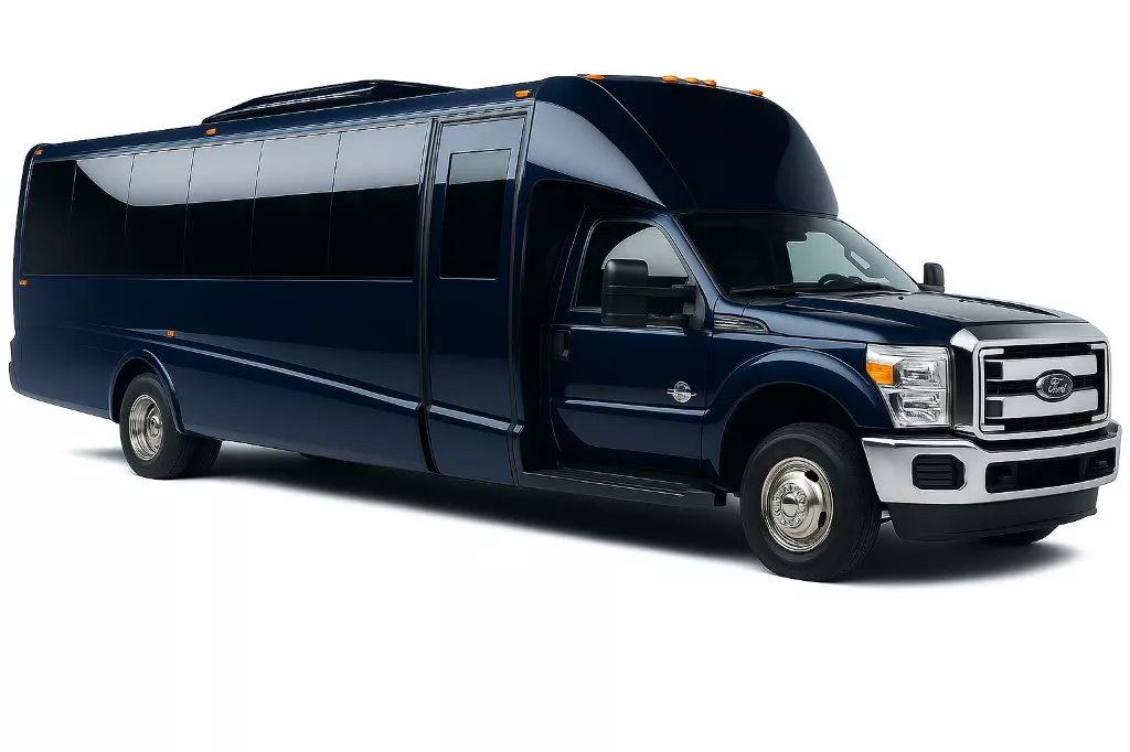 26-passenger party bus exterior