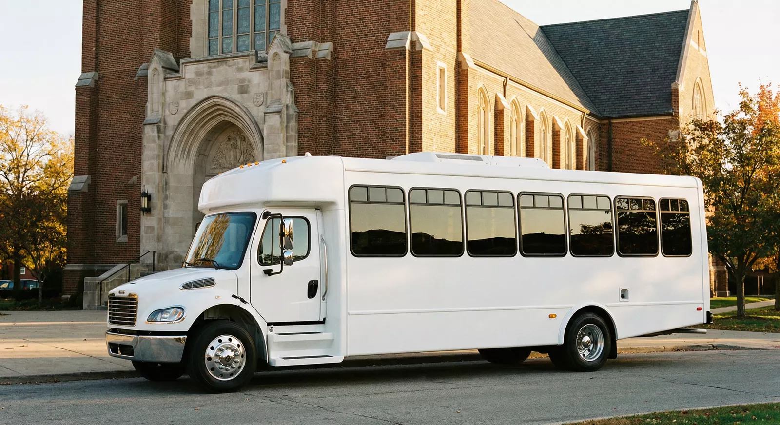 30-passenger coach bus exterior