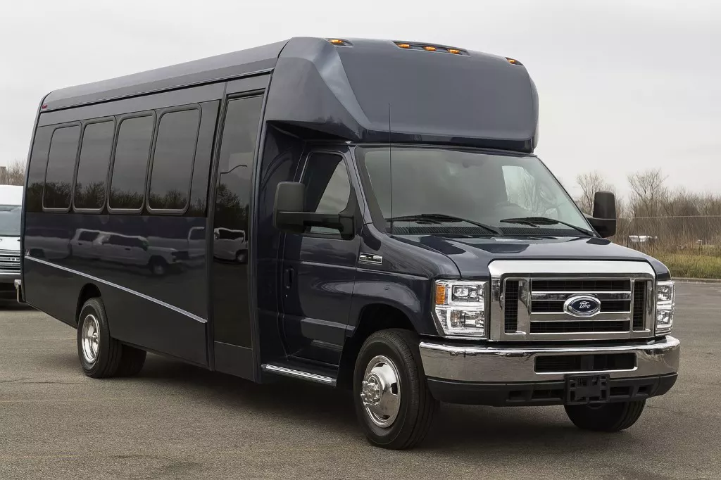 32-passenger coach bus exterior