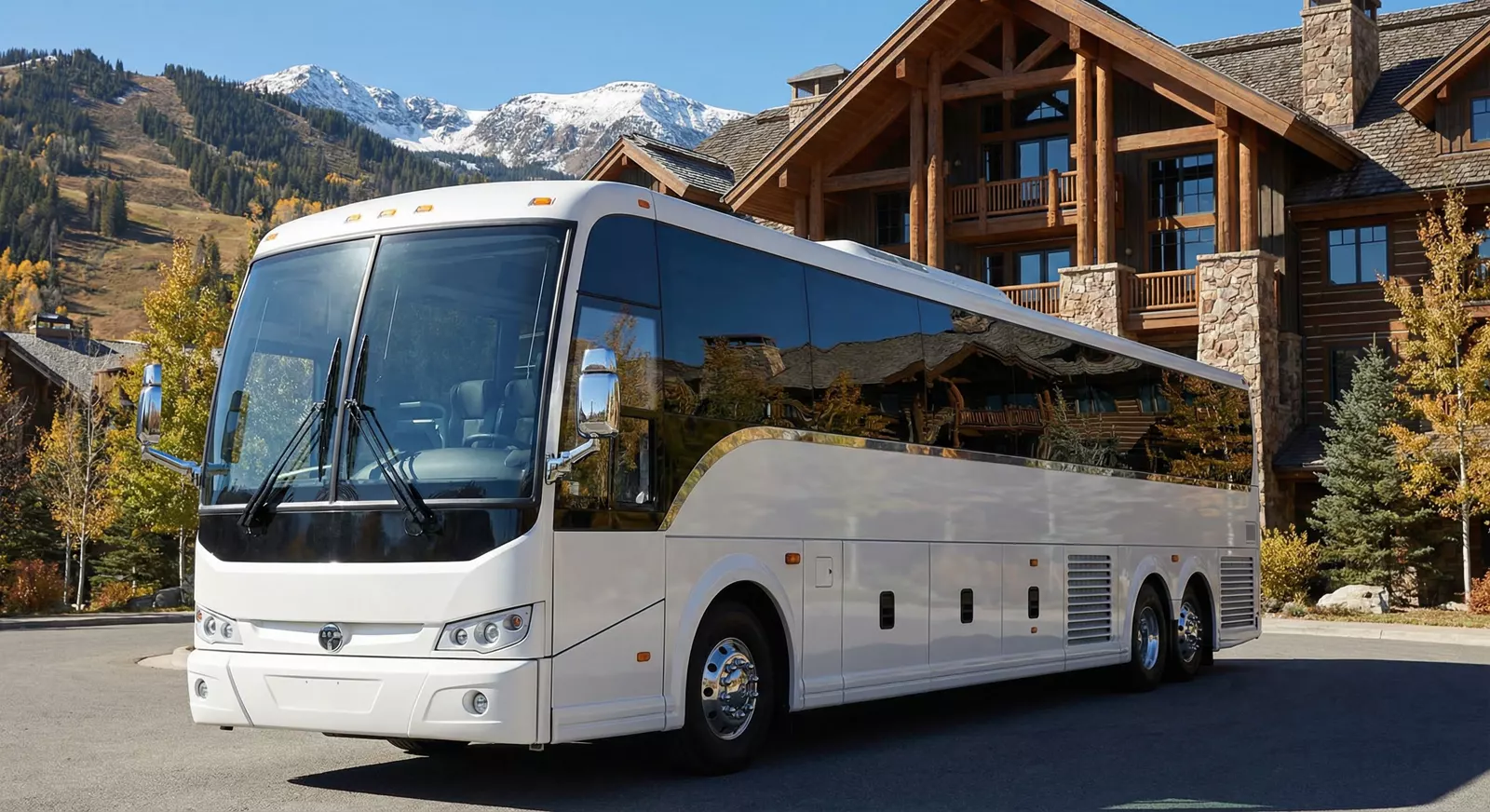 46-passenger coach bus exterior