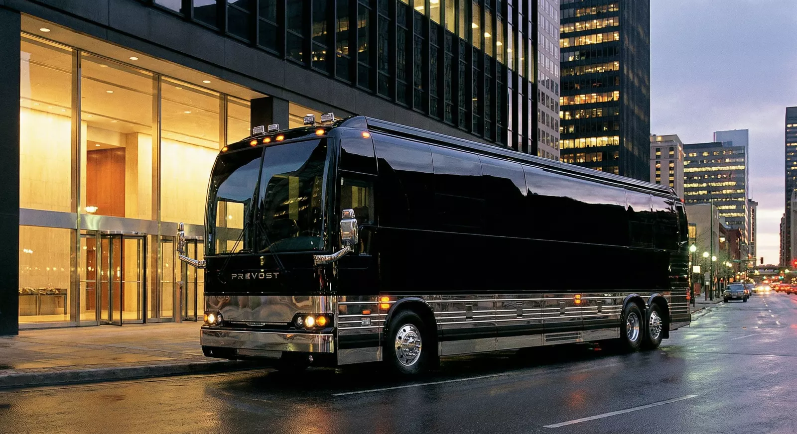 54-passenger coach bus exterior